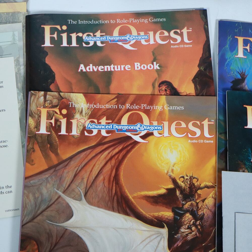 Advanced Dungeons & Dragons First Quest 1105 2nd Edition - Missing CD - Picture 7 of 15